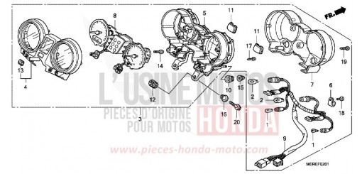 COMPTEUR (CBF600N/NA) CBF600N9 de 2009